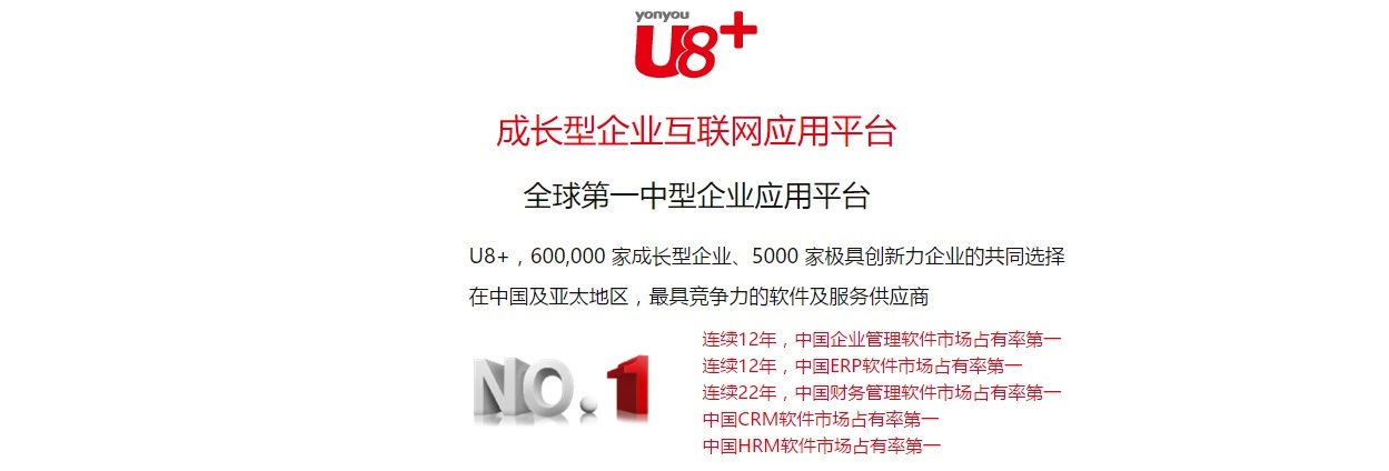 <strong>管理軟件，就選用友U8</strong>